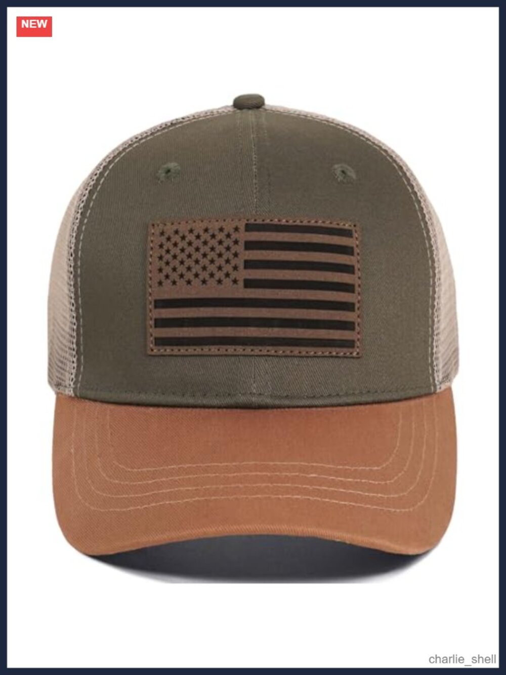 American Flag Trucker Hat Snapback Patriotic Baseball Cap Mesh Adjustable